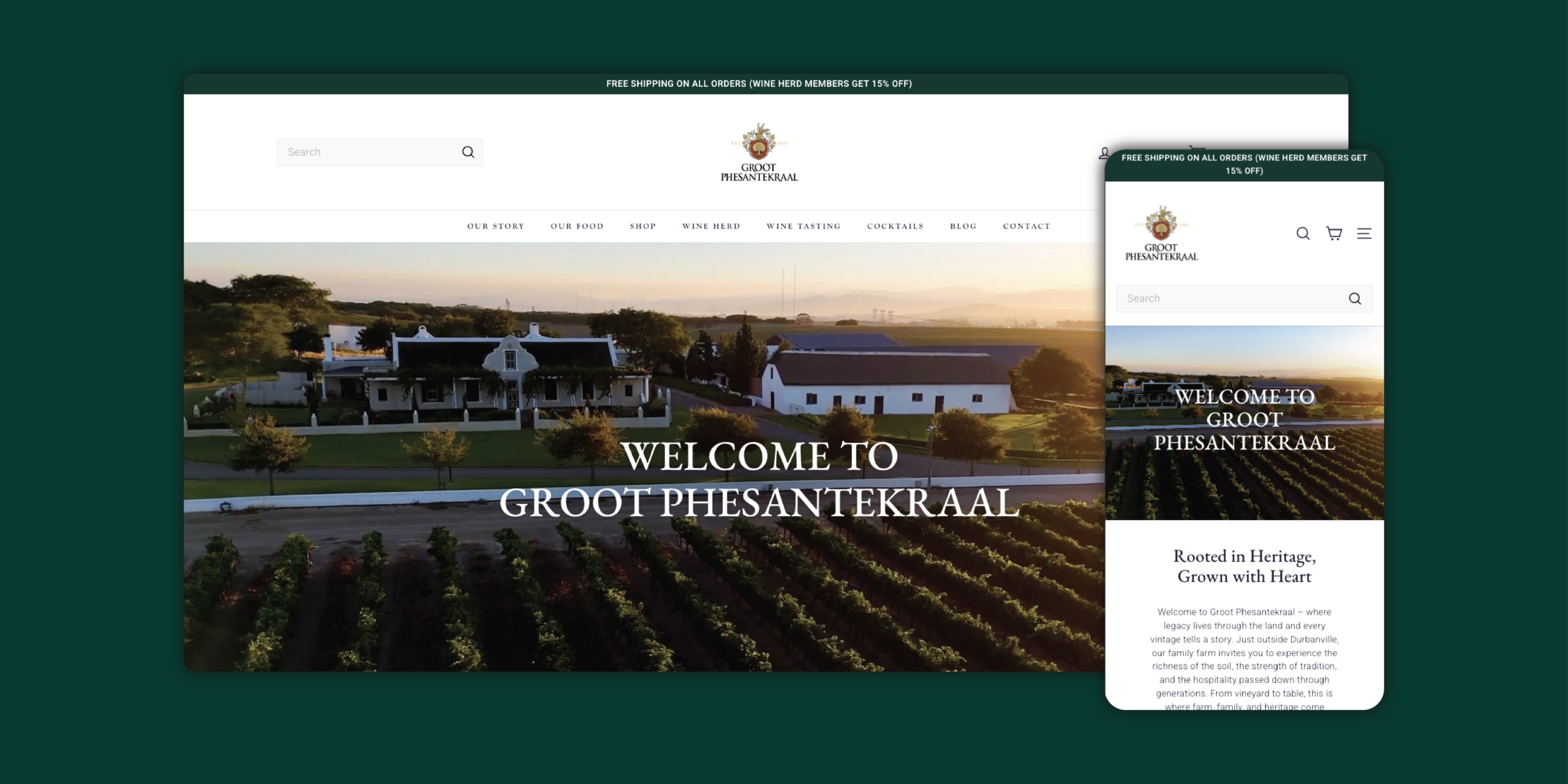 Groot Phesantekraal Digital Mockup