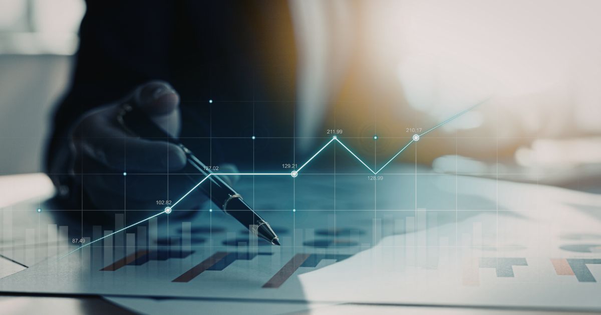 paid advertising - a graph going up